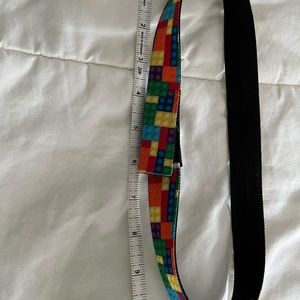 Myself belt Lego print